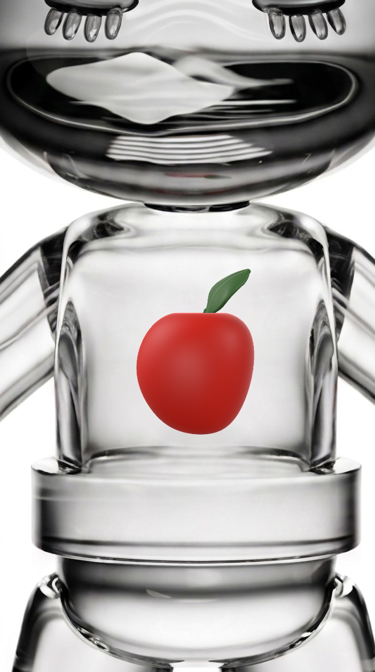 鉄腕アトム × KAITO 1/1アートフィギュア Lotone 011 Fruit · Red Apple(果物・赤りんご) 胸部アップ