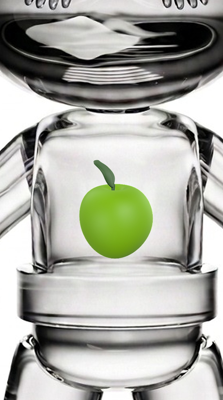 鉄腕アトム × KAITO 1/1アートフィギュア Lotone 012 Fruit · Green Apple(果物・青りんご) 胸部アップ